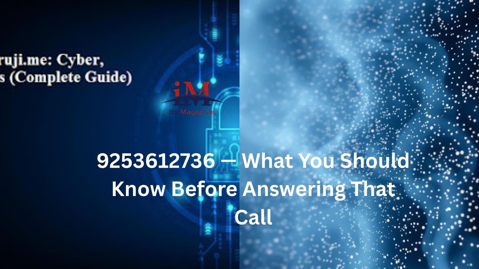9253612736 — What You Should Know Before Answering That Call