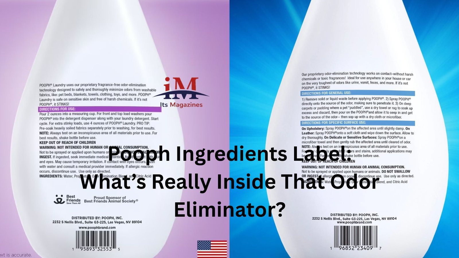 pooph ingredients label
