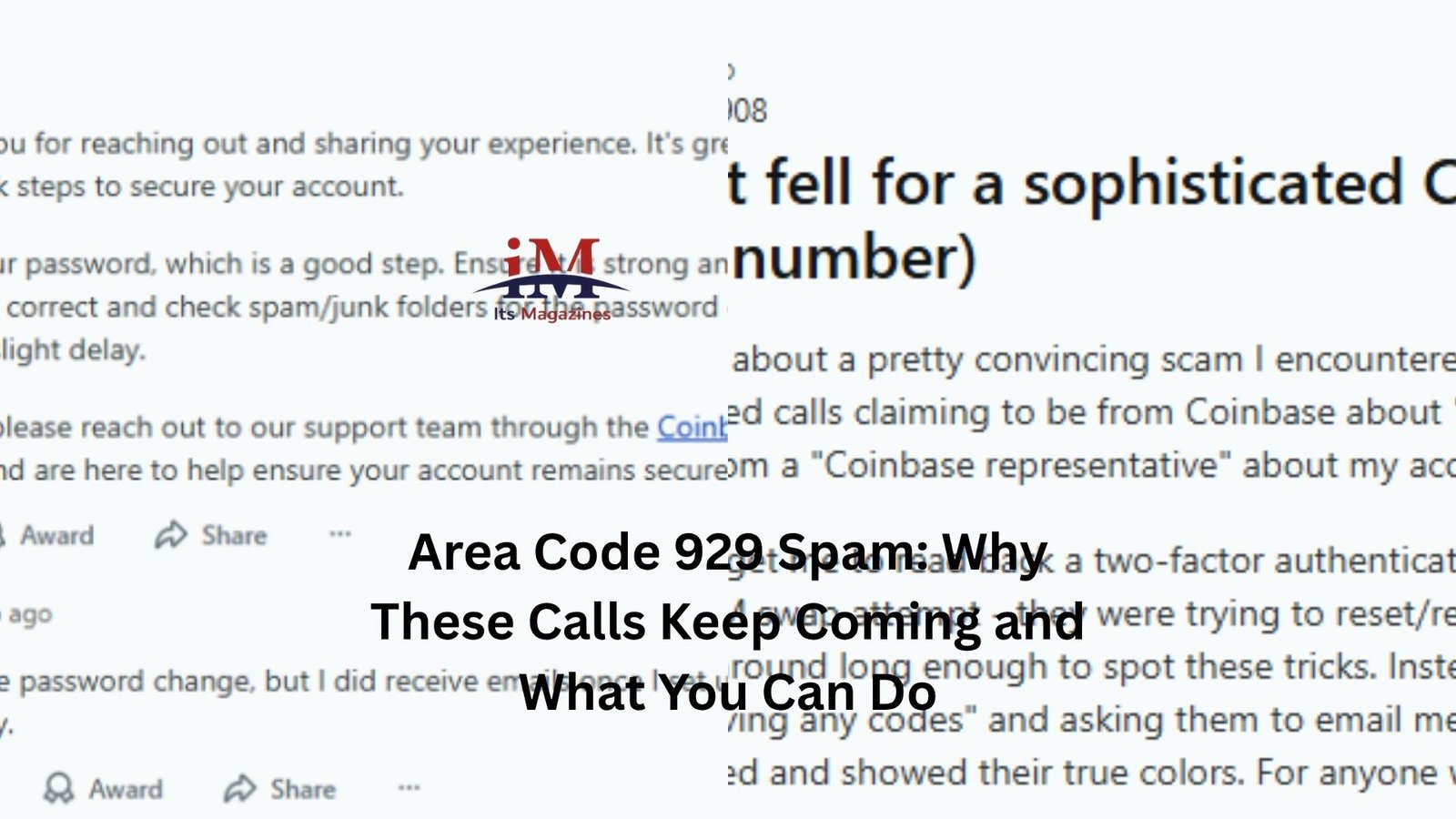 area code 929 spam