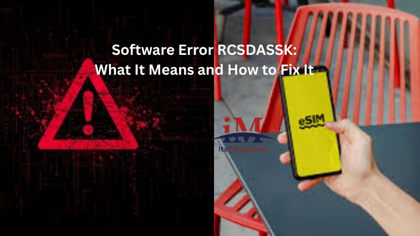 Software Error RCSDASSK: What It Means and How to Fix It
